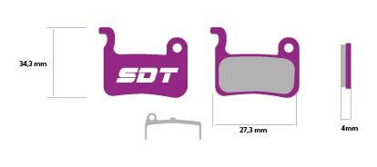 Pastilla de freno para pinza Xtech - Stylish Scooters