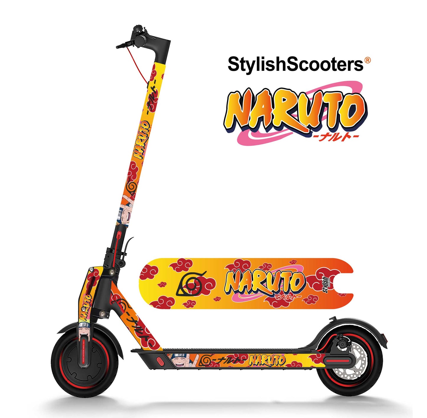 Stylish Scooters | Vinilo para Xiaomi m365 Naruto - Stylish Scooters