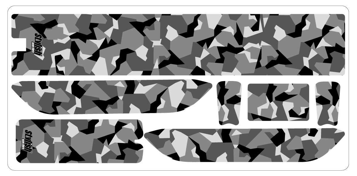 Vinilo Ninebot Segway Black Camo - Stylish Scooters