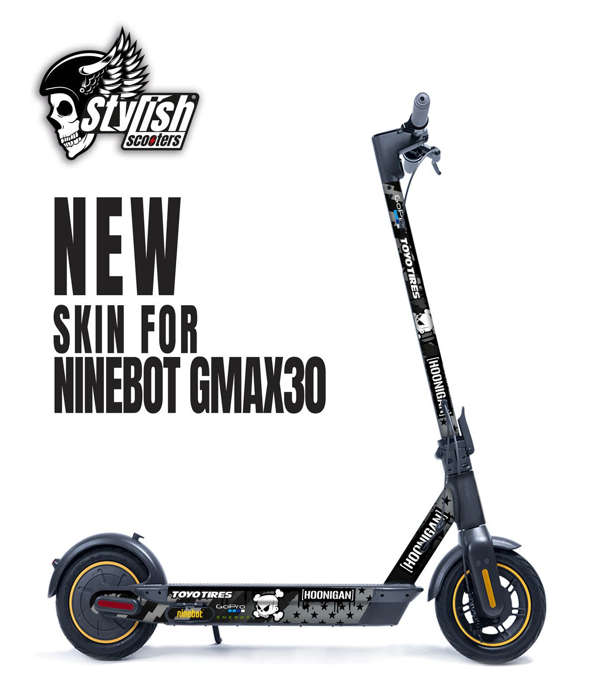 Vinilo para Ninebot Max G30 kit stickers - Stylish Scooters