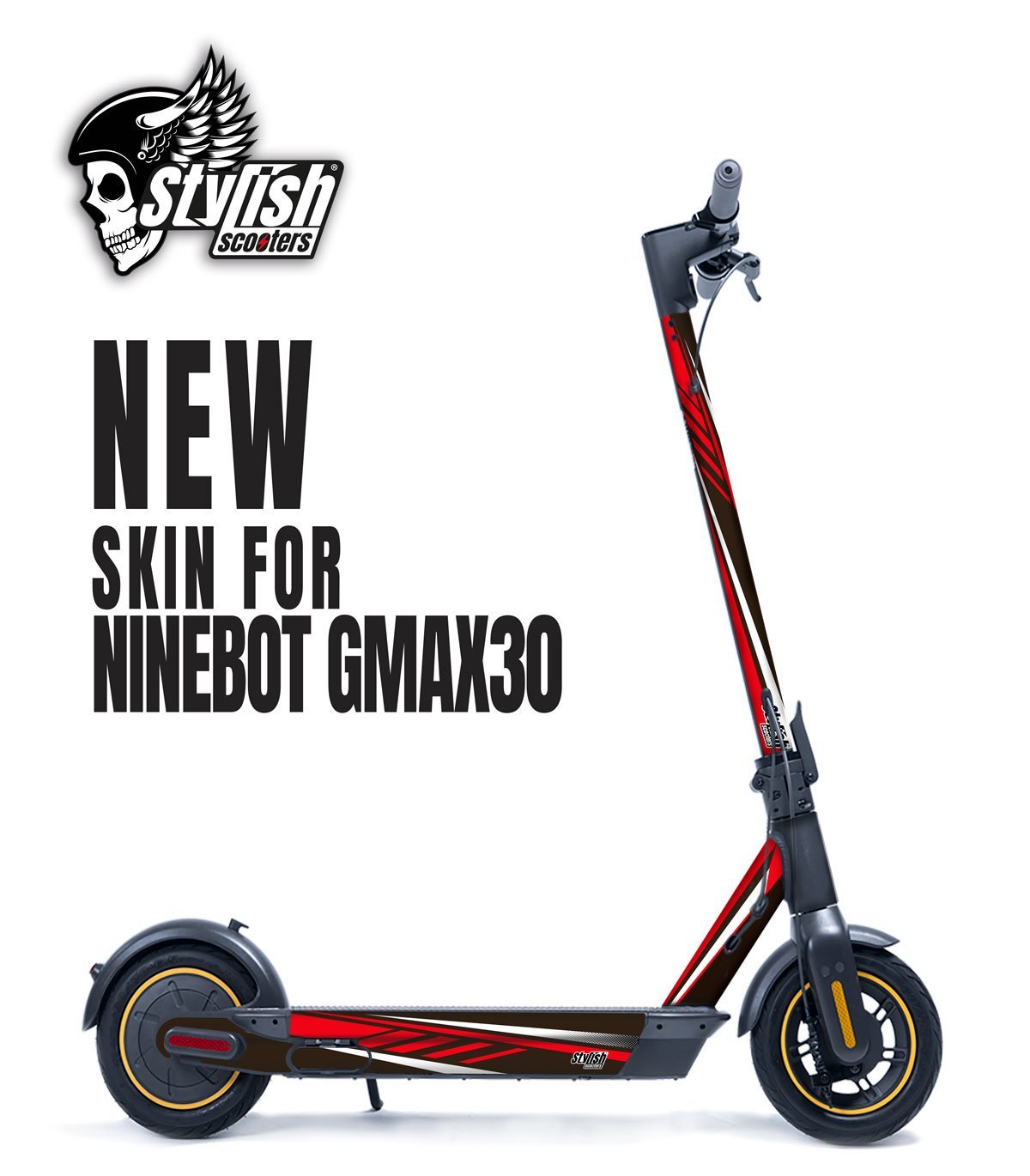 Vinilo para Ninebot Max G30 kit stickers – Stylish Scooters