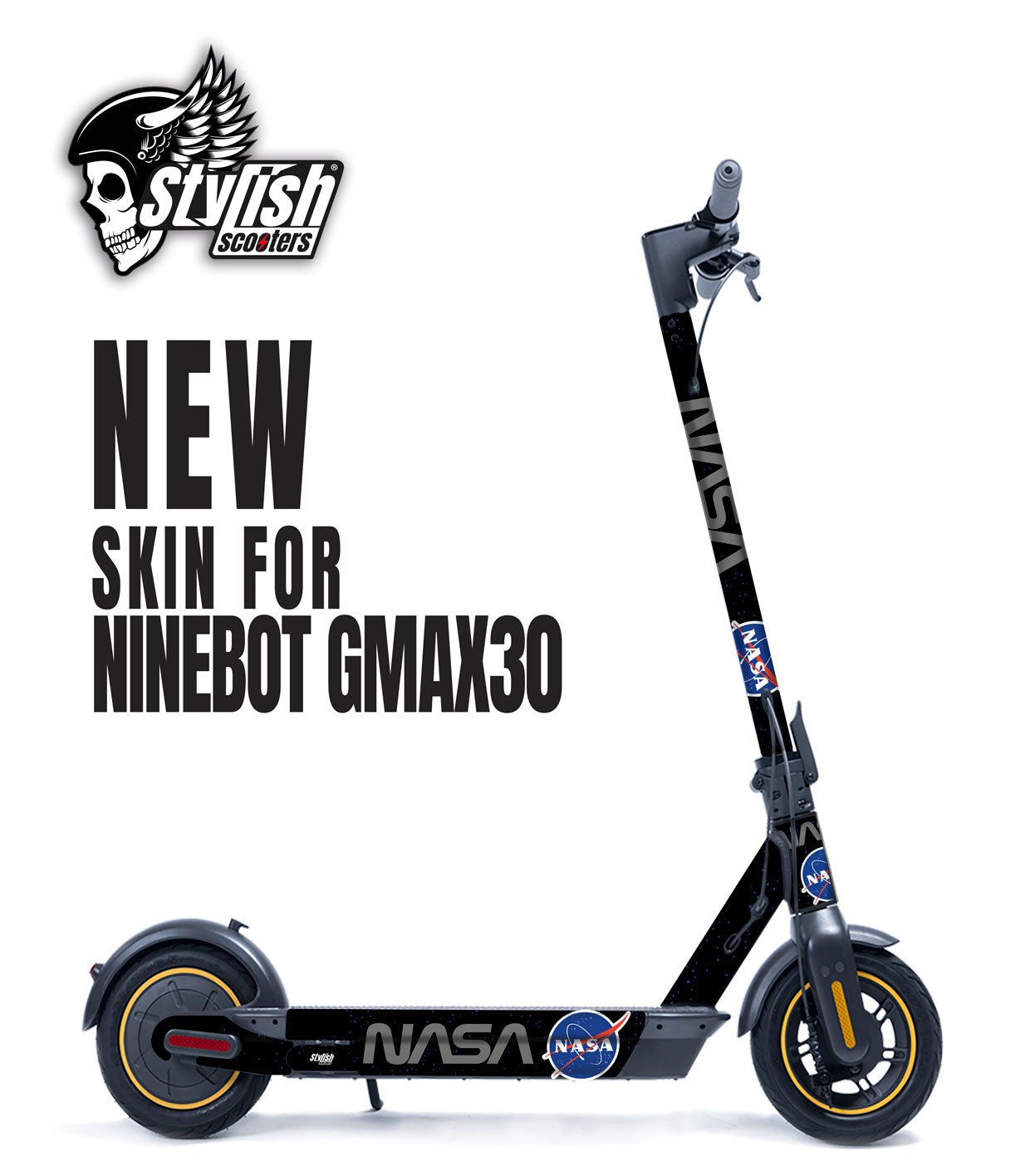 Vinilo para Ninebot Max G30 kit stickers - Stylish Scooters