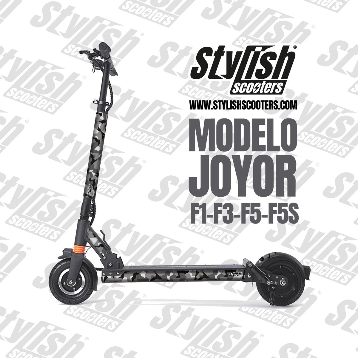 Vinilo para patienete eléctrico Joyor F1-F3-F5-F5S - Stylish Scooters
