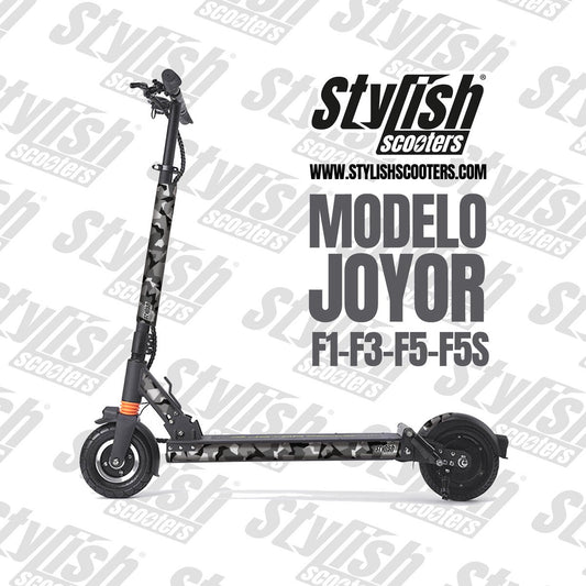 Vinilo para patienete eléctrico Joyor F1-F3-F5-F5S - Stylish Scooters