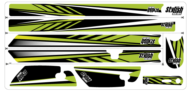 Vinilo para patinete eléctrico Xiaomi m365 Sport Green - Stylish Scooters