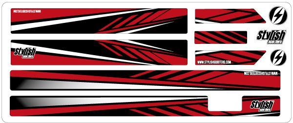 Vinilo para scooter eléctrico Joyor X1 - X5S - Stylish Scooters