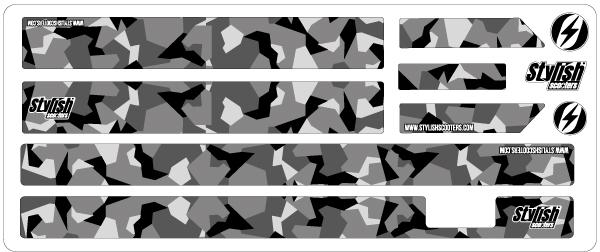 Vinilo para scooter eléctrico Joyor X1 - X5S - Stylish Scooters