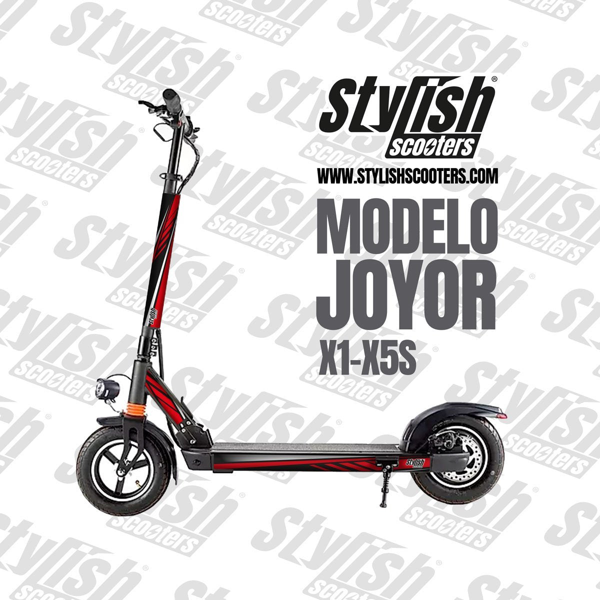 Vinilo para scooter eléctrico Joyor X1 - X5S - Stylish Scooters