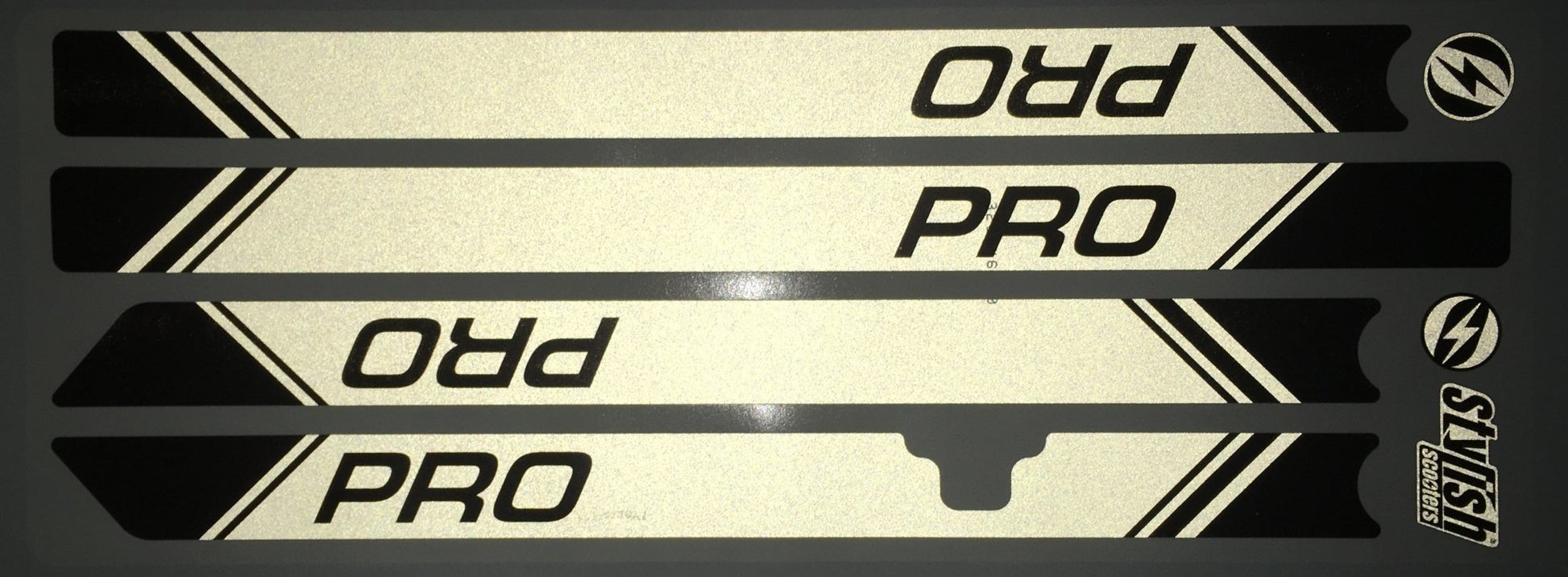 Vinilo para scooter eléctrico Xiaomi m365 Reflectante Pro white - Stylish Scooters