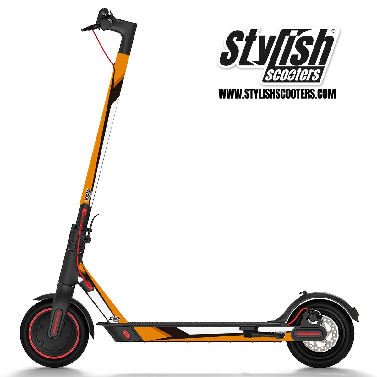 Vinilo para scooter Xiaomi m365 Sport Orange - Stylish Scooters