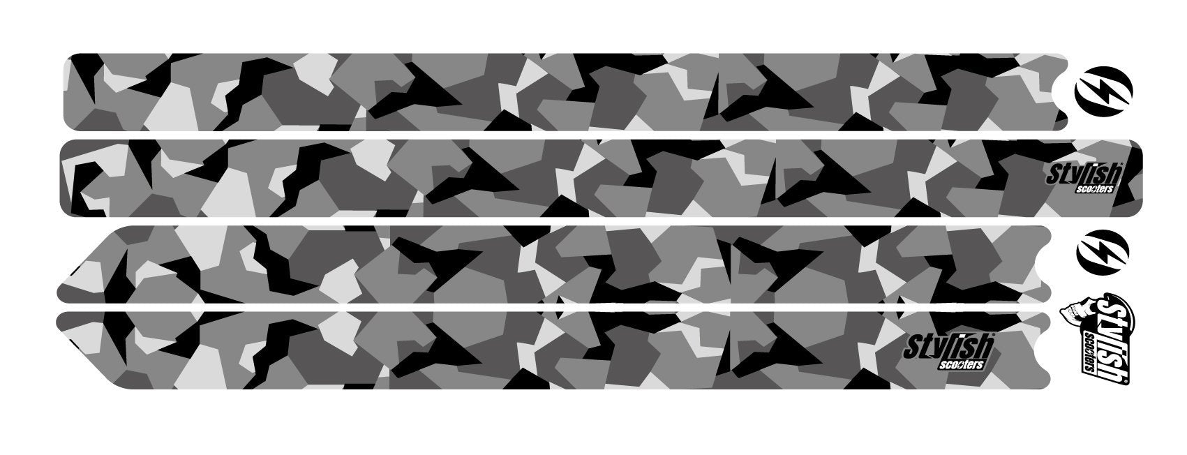 Vinilo para Xiaomi m365 4 piezas adhesivos - Stylish Scooters