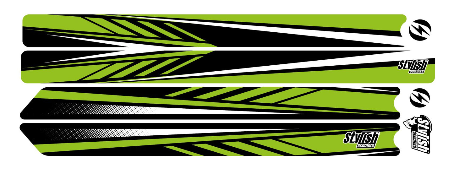 Vinilo para Xiaomi m365 4 piezas adhesivos - Stylish Scooters