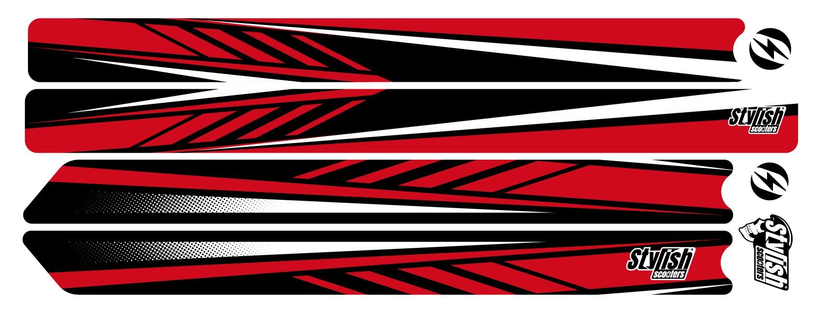 Vinilo para Xiaomi m365 Sport Red - Stylish Scooters