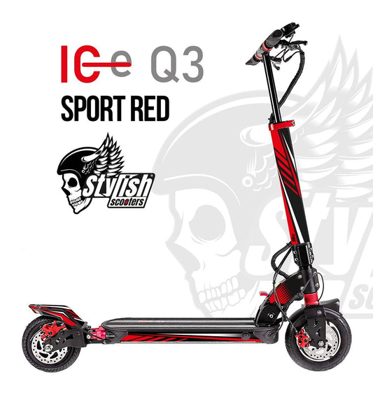 Vinilo personalizado para patiente eléctrico IC-E Q3 - Stylish Scooters