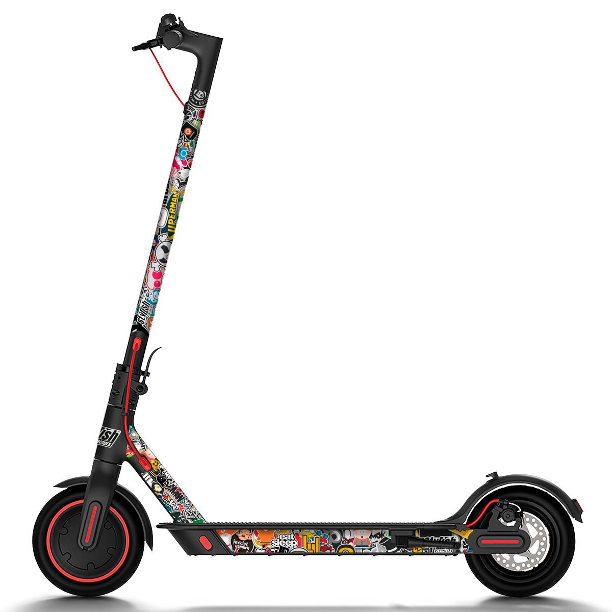 Vinilo Sticker Bomb para scooter Xiaomi m365 - Stylish Scooters