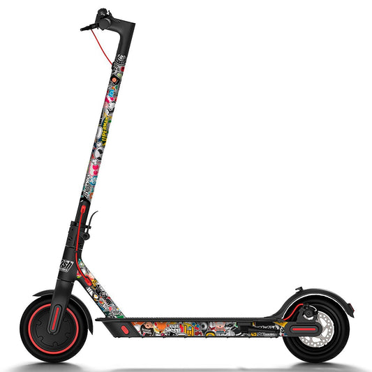 Vinilo Sticker Bomb para scooter Xiaomi m365 - Stylish Scooters