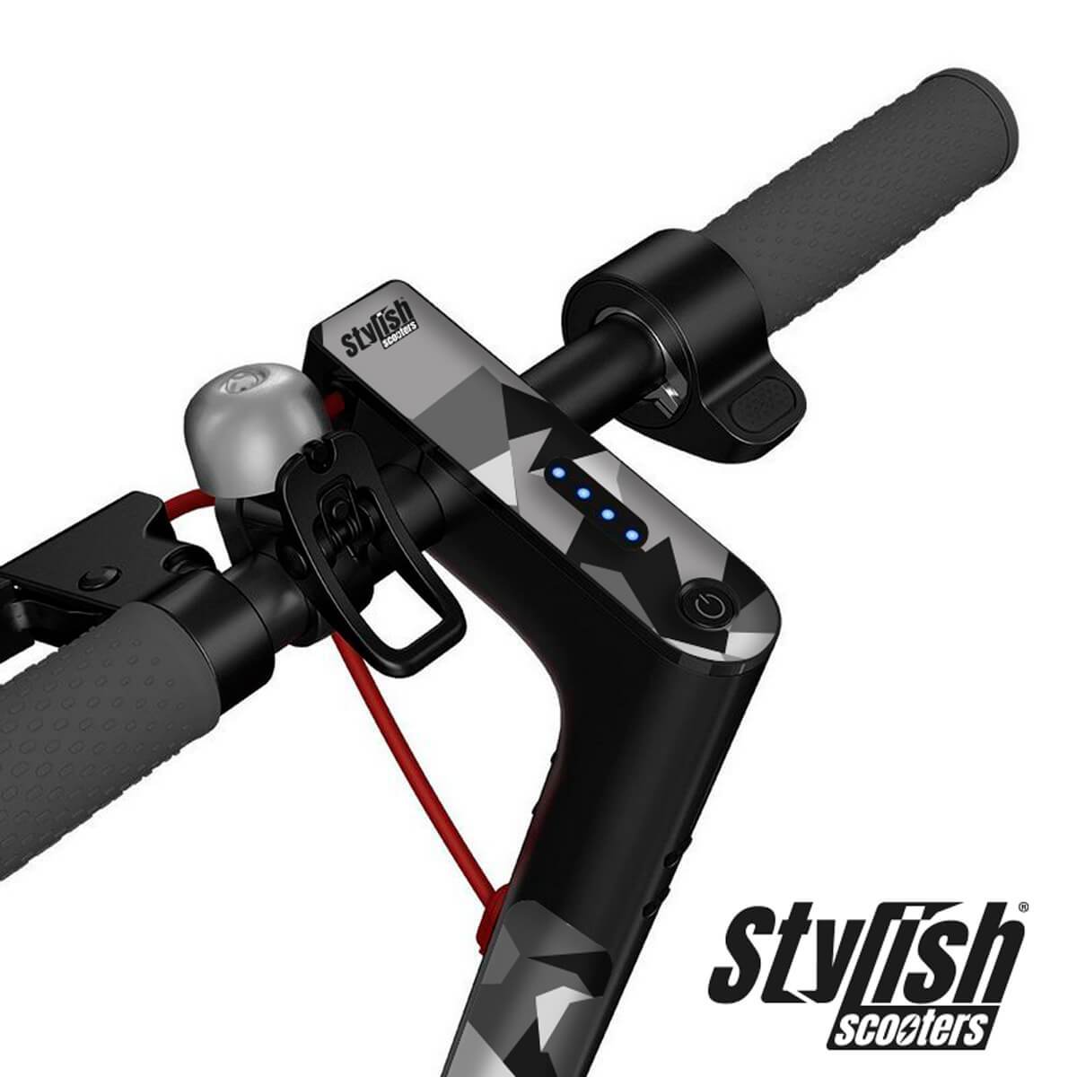 Vinilo Xiaomi m365 decoración Black Camo - Stylish Scooters