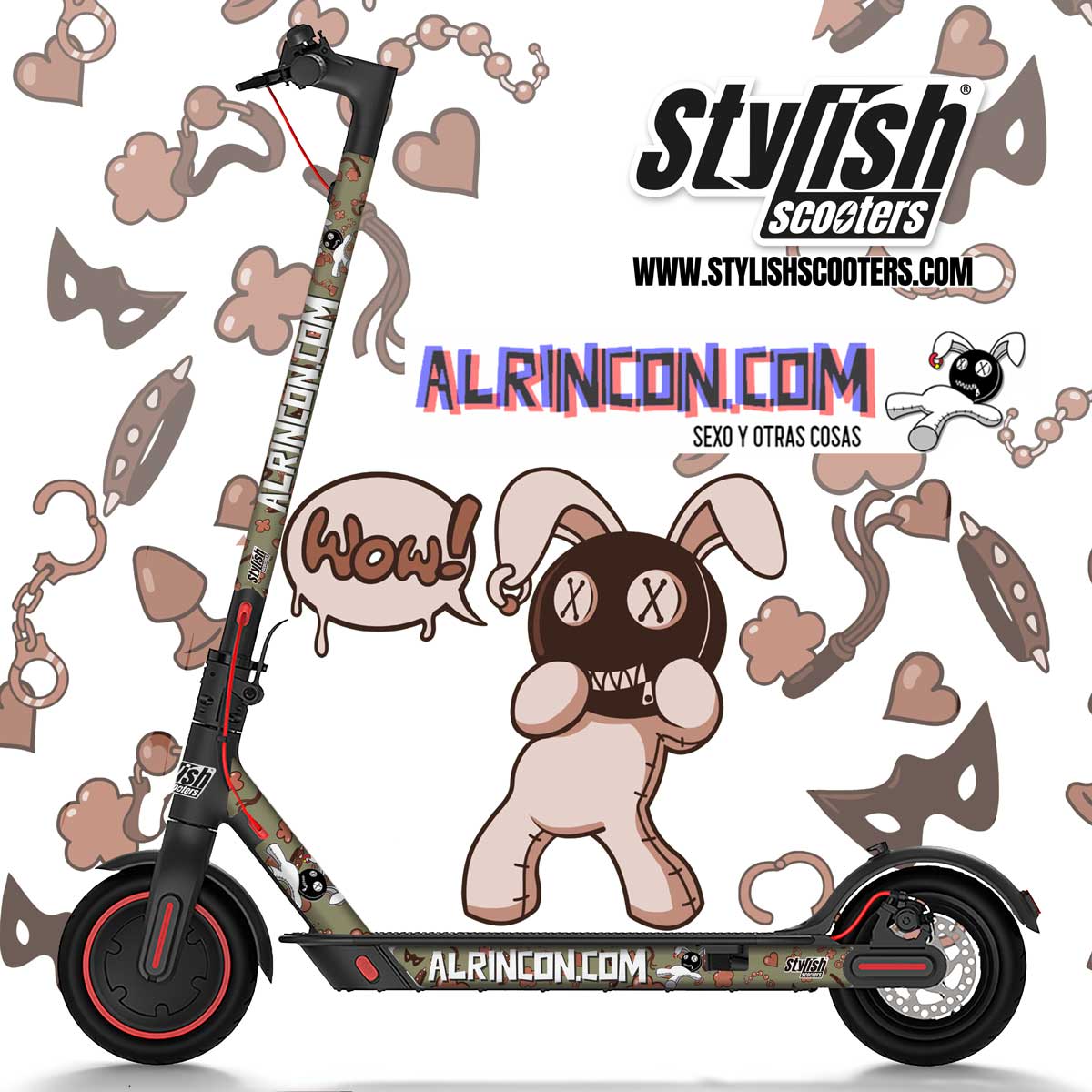 Vinilo Xiaomi m365 Personalizado AlRincon.com - Stylish Scooters