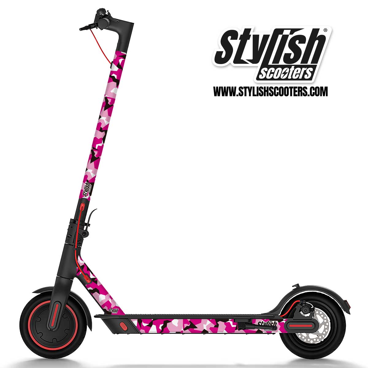 Vinilo Xiaomi m365 Pink Camo - Stylish Scooters
