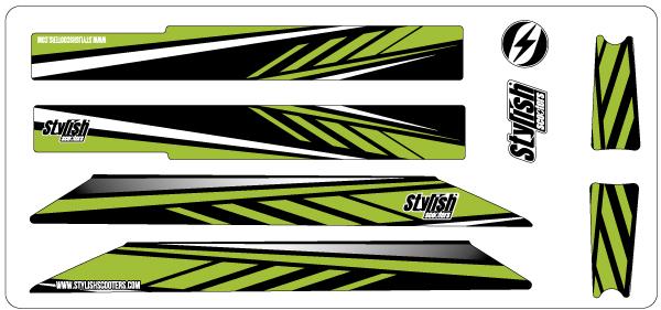 Vinilos para patiene electrico E-twow booster - Stylish Scooters