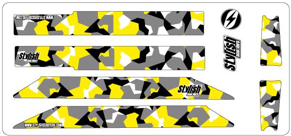 Vinilos para patiene electrico E-twow booster - Stylish Scooters