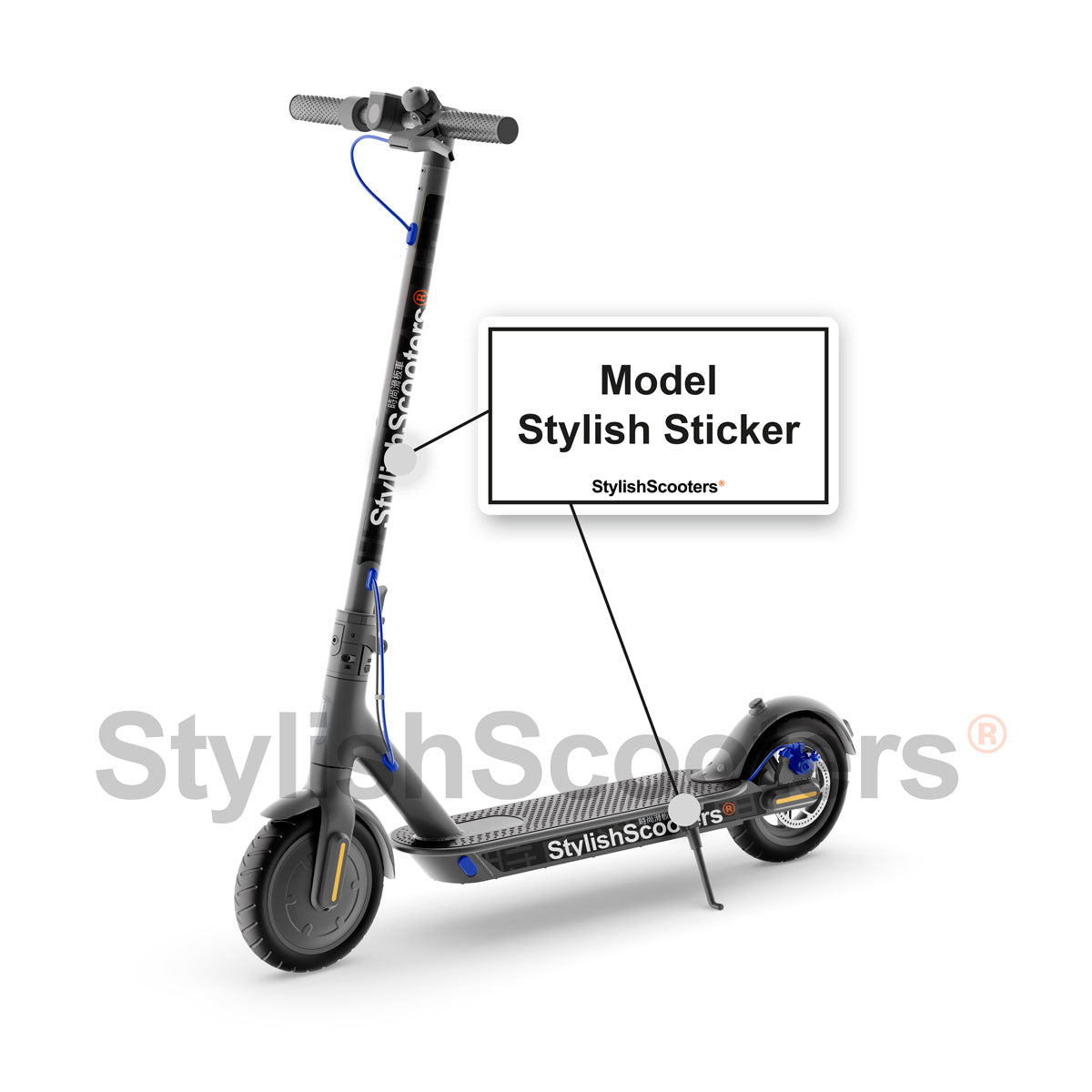 Vinyl for Xiaomi M365 Electric Scooters - Stylish Scooters Sticker 4PZA