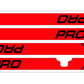 Kit de adhesivo para Xiaomi m365 modelo Pro Red - Stylish Scooters
