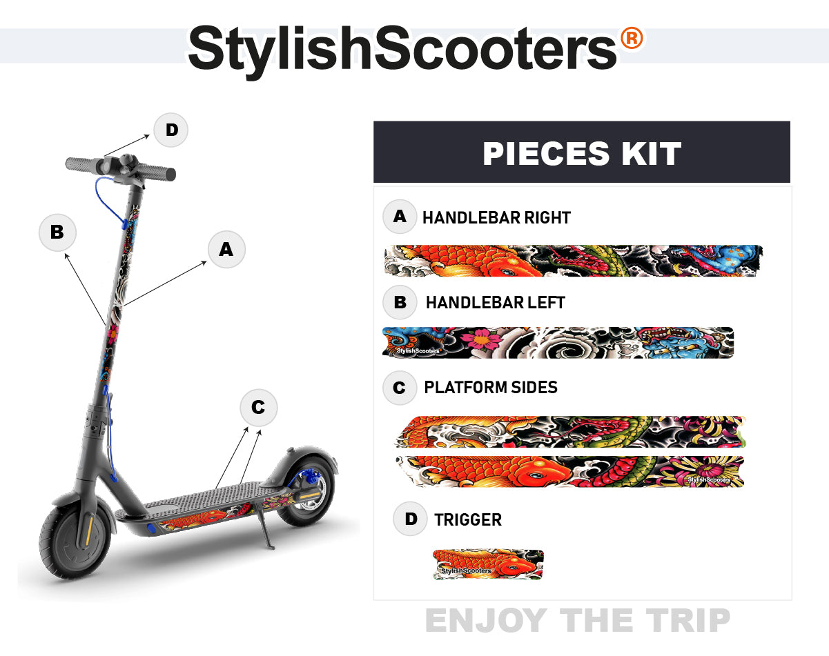 Stylish Scooters | plano de piezas