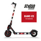 Stickers RAMS23 - Blue Stripes - Stylish Scooters