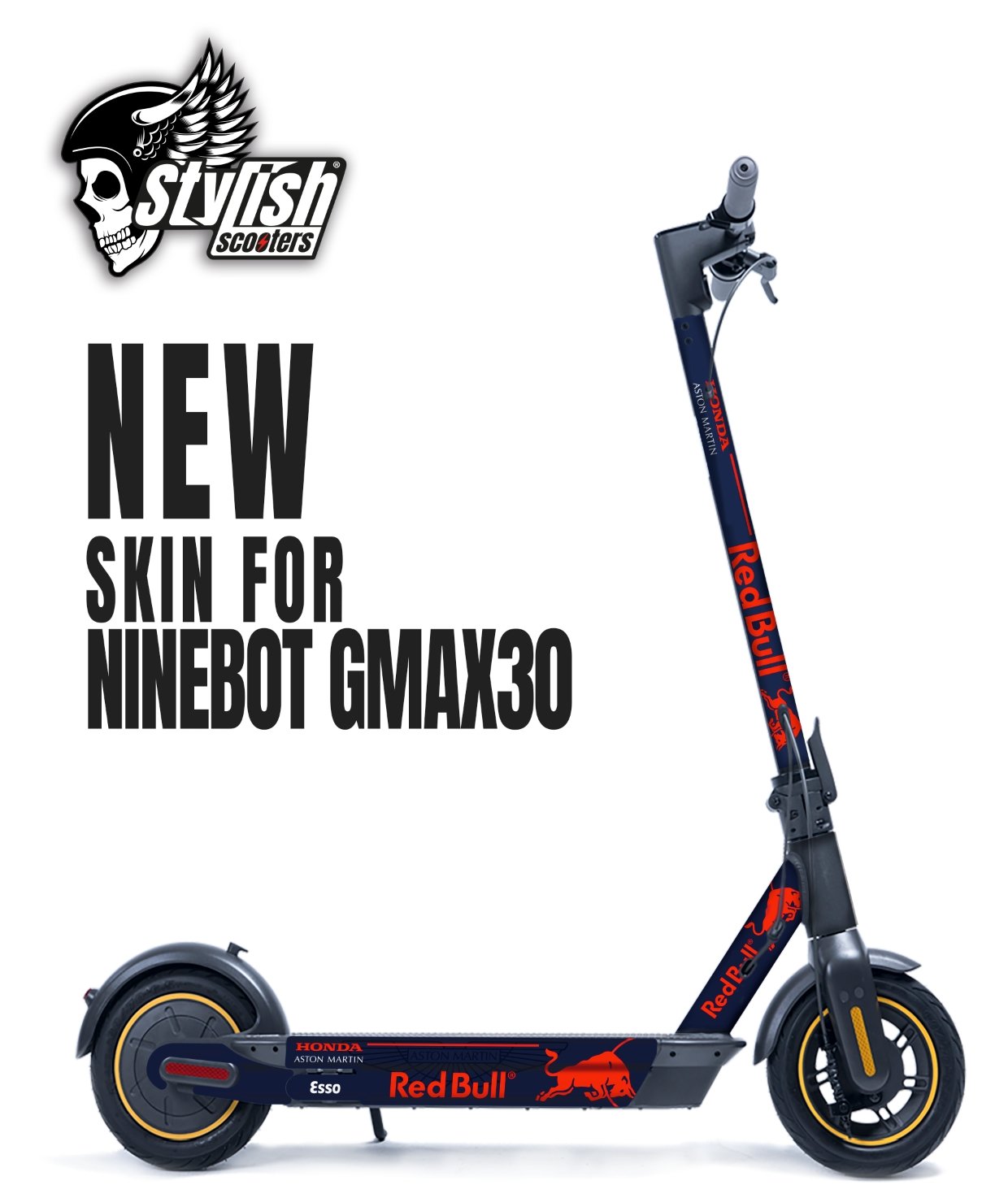 Vinilo para Ninebot Max G30 kit stickers - Stylish Scooters