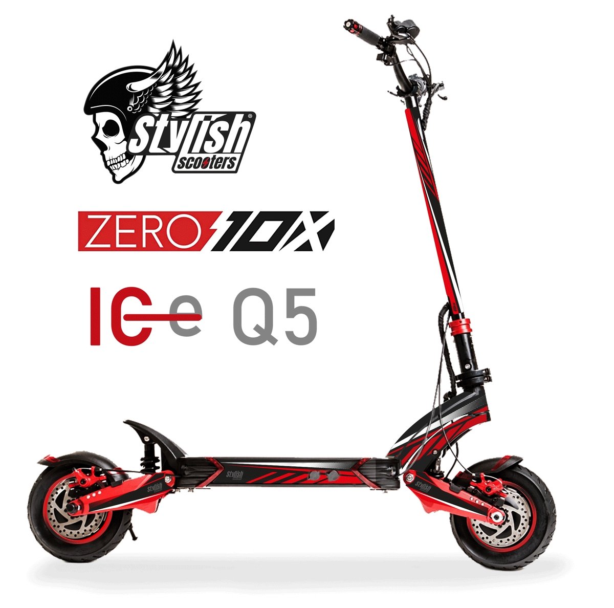 Vinilo para patiente eléctrico ICE Q5- Zero 10X - Stylish Scooters