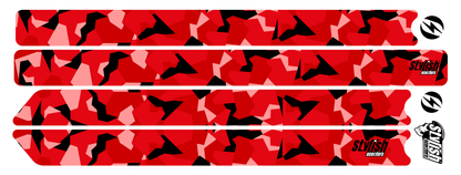 Vinilo para patiente eléctrico Xiaomi m365 Red Camo - Stylish Scooters