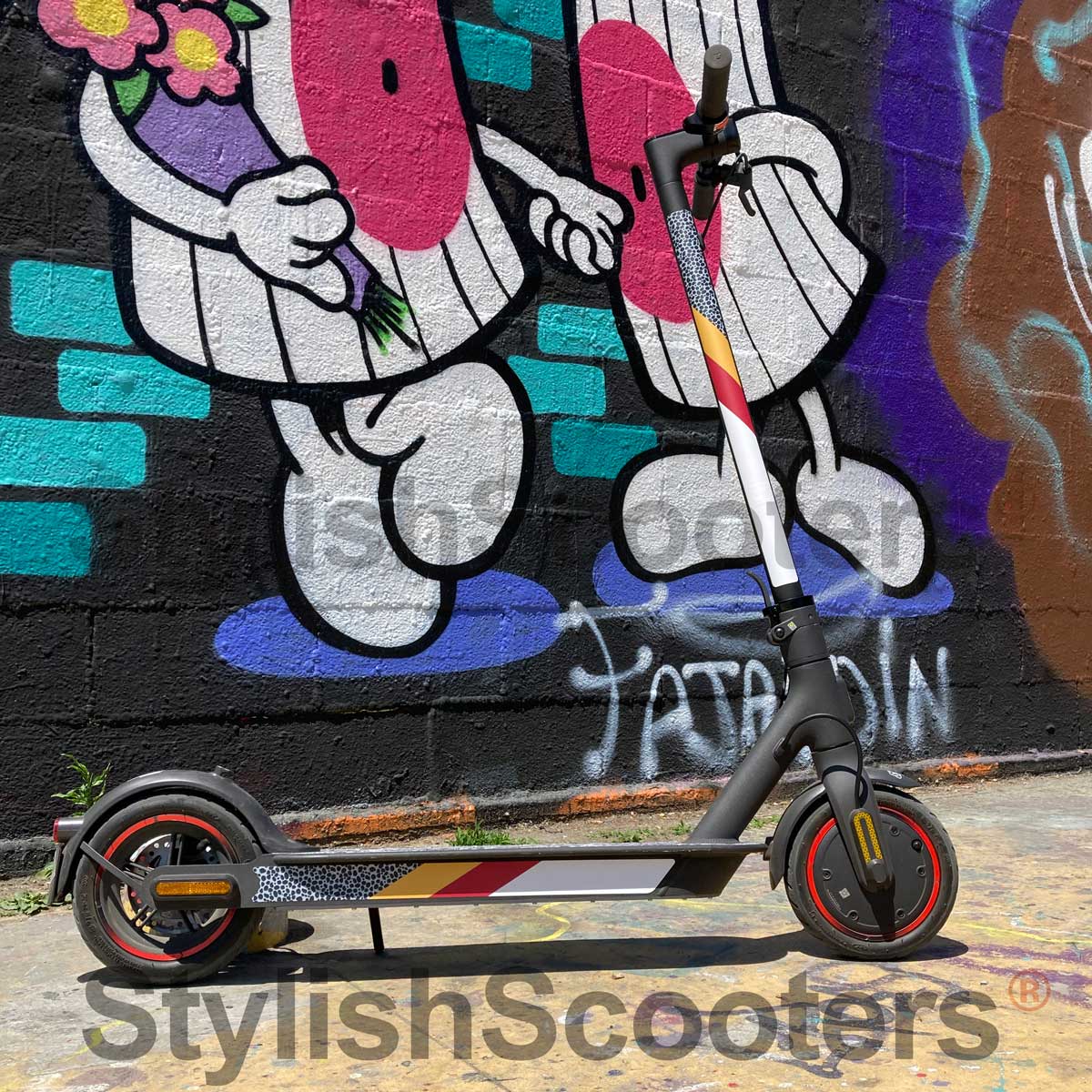 Vinilo para scooter Xiaomi m365 Sport Orange – Stylish Scooters