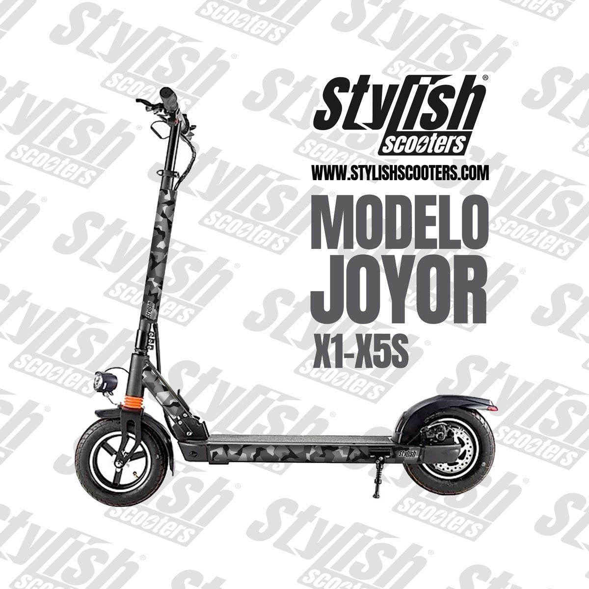 Vinilo para scooter eléctrico Joyor X1 - X5S - Stylish Scooters