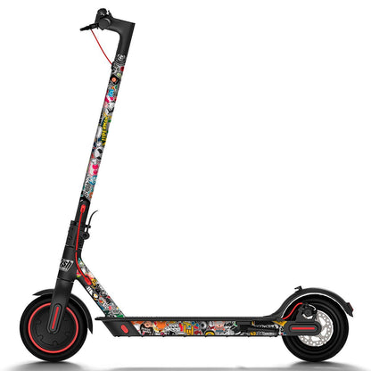 Vinilo Sticker Bomb para scooter Xiaomi m365 - Stylish Scooters